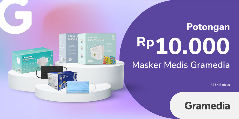 Gambar promo Program Bakar Poin Potongan Rp 10.000 Masker Gramedia dari Gramedia