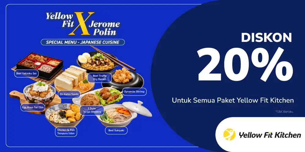 Promo Potongan 20% Yellow Fit Kitchen for All Package