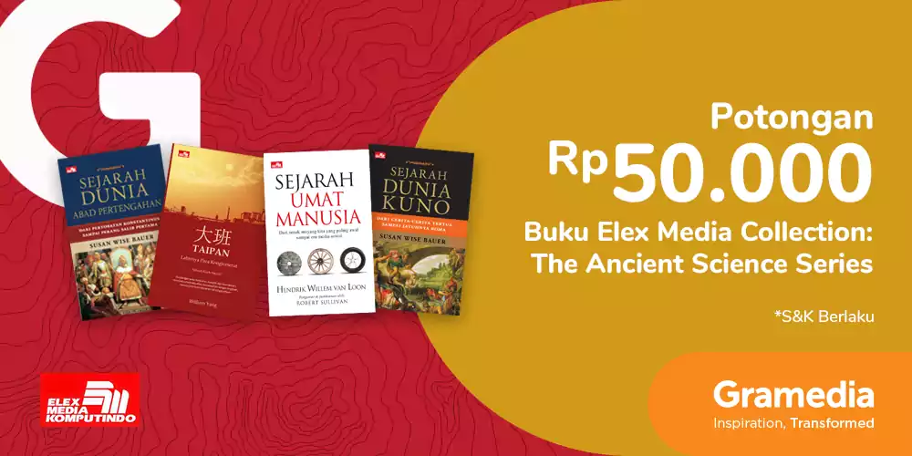 Gambar promo Potongan Rp50.000 Untuk Buku ELEX MEDIA Collection: The Ancient Science Series dari Gramedia